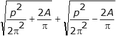 Equivalent ellipse major axis Equivalent ellipse major axis
