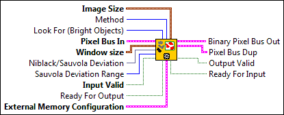 IMAQ FPGA Local Threshold U16x1