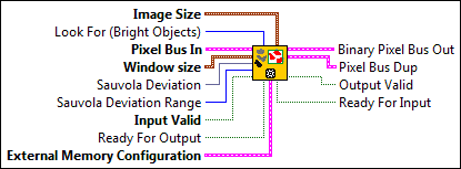 IMAQ FPGA Modified Sauvola U8x1