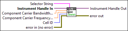 RFmxLTE Configure Component Carrier