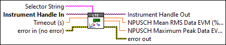 RFmxLTE ModAcc Fetch NPUSCH Data EVM