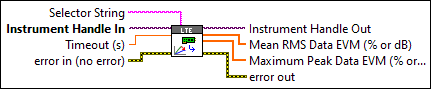 RFmxLTE ModAcc Fetch PUSCH Data EVM (Array)