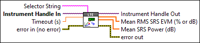 RFmxLTE ModAcc Fetch SRS EVM (Array)