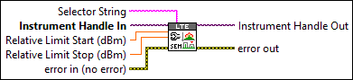 RFmxLTE SEM Configure Offset Relative Limit