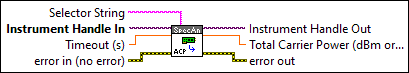 RFmxSpecAn ACP Fetch Total Carrier Power