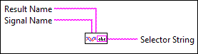 RFmxSpecAn Build Signal String