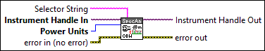 RFmxSpecAn OBW Configure Power Units