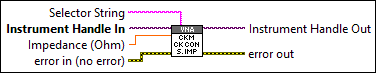 RFmxVNA Calkit Manager Calkit Connector Set Impedance